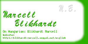 marcell blikhardt business card
